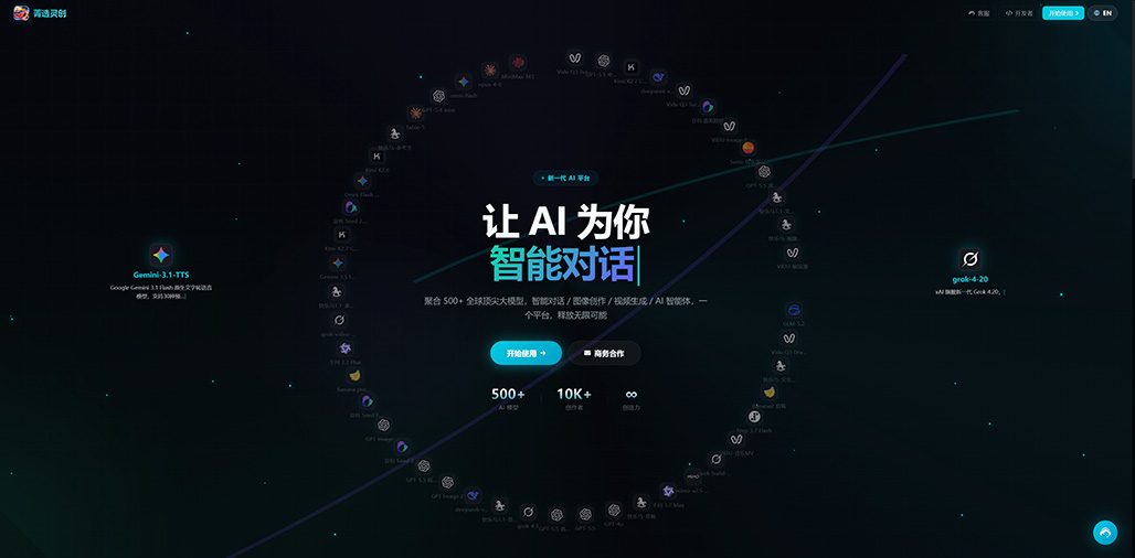 AIGC全景创作工作台展示